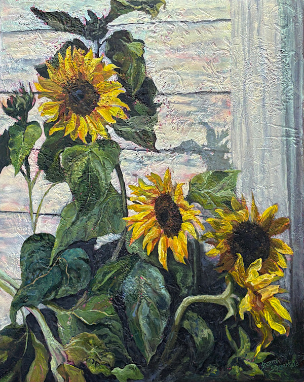 September Sunflowers by Sharron Schoenfeld
