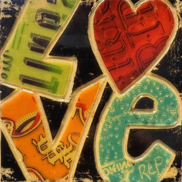Love-05 3x3 by Randy L Purcell
