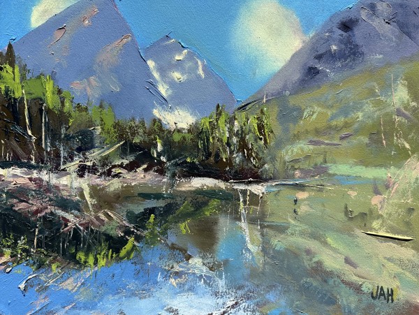 Grand Teton Lake by Judith Hutcheson