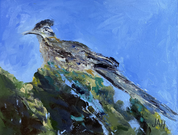 Roadrunner in the Bush by Judith Hutcheson