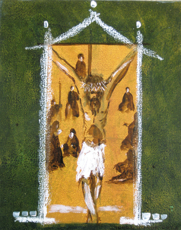 Cristo 11 08 Verde by Jorge Bandeira