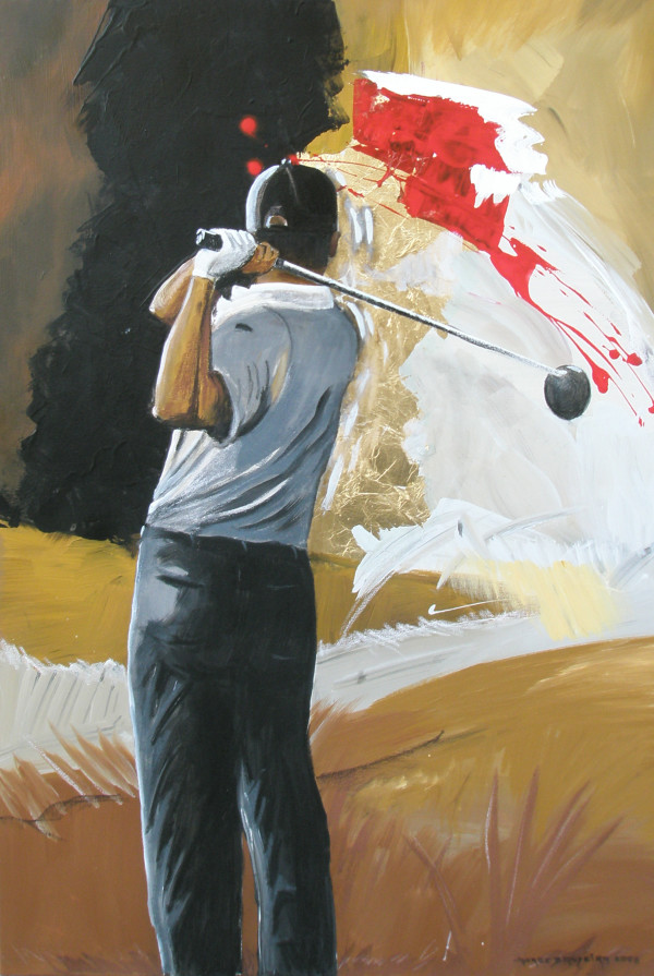 Golfista em Cinzento by Jorge Bandeira