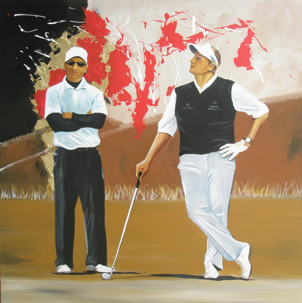 Golfistas a Descansar by Jorge Bandeira