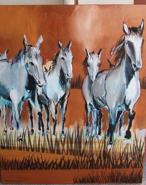 Cavalos Díptico 1 by Jorge Bandeira