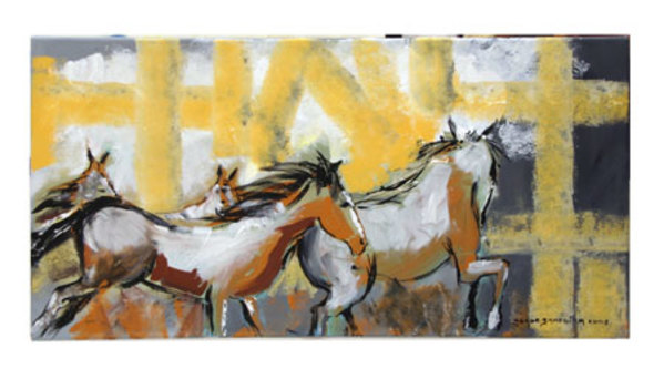 Cavalos Amarelos by Jorge Bandeira