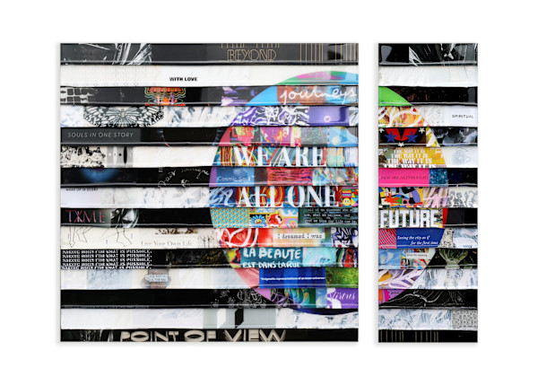 Citta Samtana Diptych 380 by James Verbicky, Image 1.