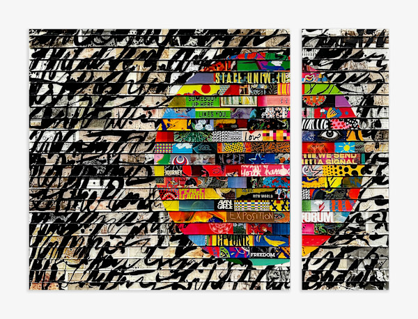 Citta Samtana Diptych 385, Journey by James Verbicky, Image 1.
