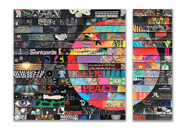 Citta Samtana Diptych 359 by James Verbicky, Image 1.