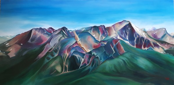 Pyramid Mountain from Bonhomme by Pascale Robinson