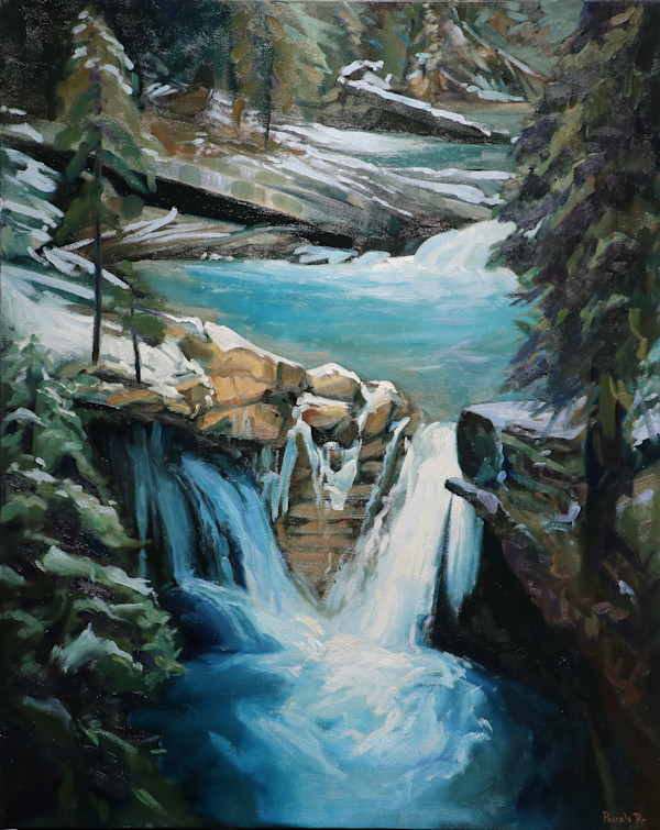 Little Waterfalls-Johnston Canyon by Pascale Robinson