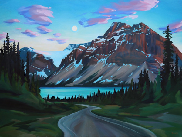Road to Bow Lake by Pascale Robinson