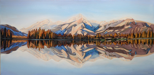 Lac Beauvert Reflection by Pascale Robinson