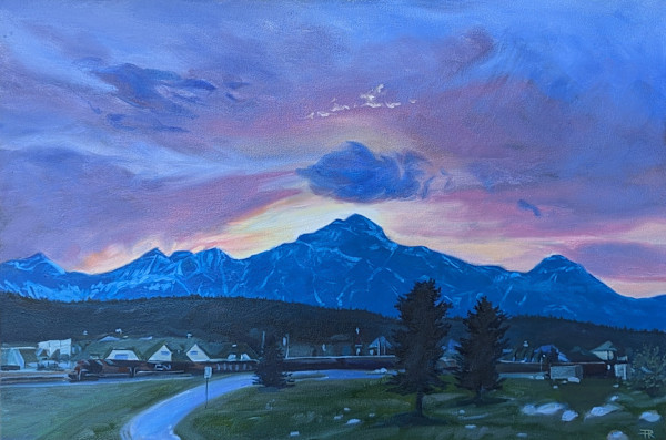 Pyramid Sunset by Pascale Robinson