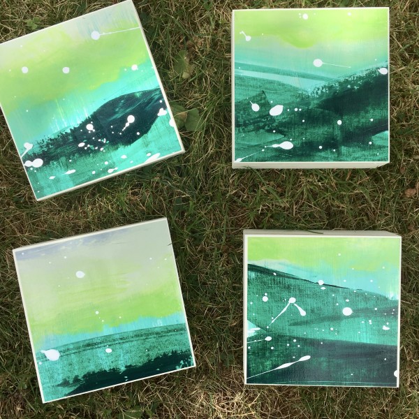 A Change in the Weather, series nos. 1-4 by Julea Boswell