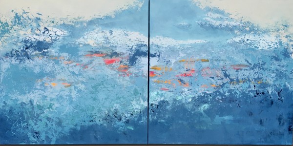 Drifting (diptych) by Julea Boswell