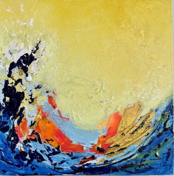 Sunrise Surf 3 by Julea Boswell Art