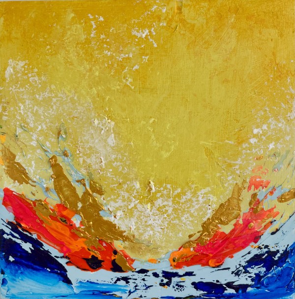 Sunrise Surf 1 by Julea Boswell Art