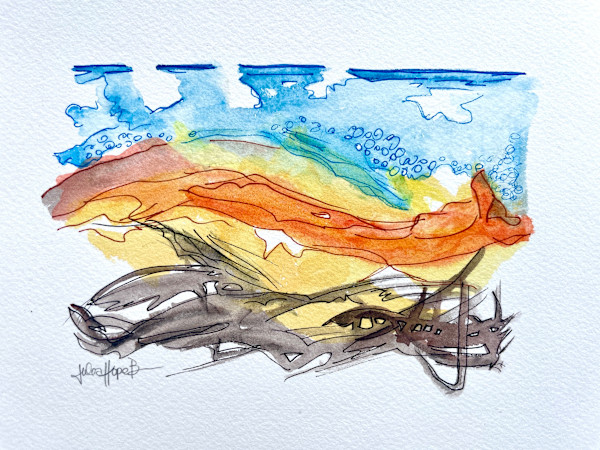 Shore Rhythm 2 by Julea Hope Boswell