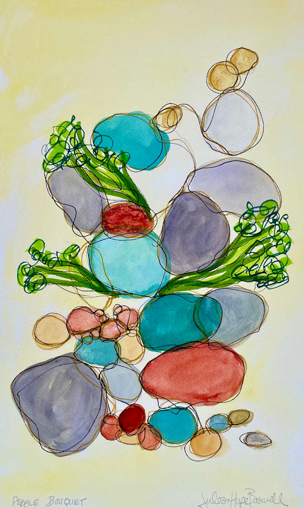 Pebble Bouquet by Julea Hope Boswell