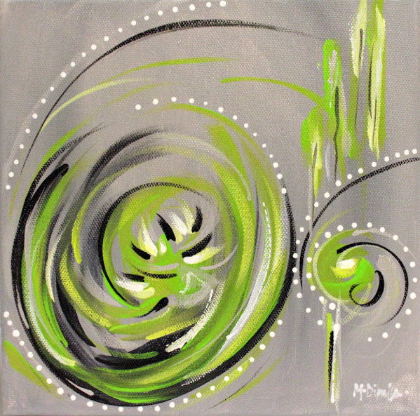 Green IV by Michelle Dinelle Abstracts