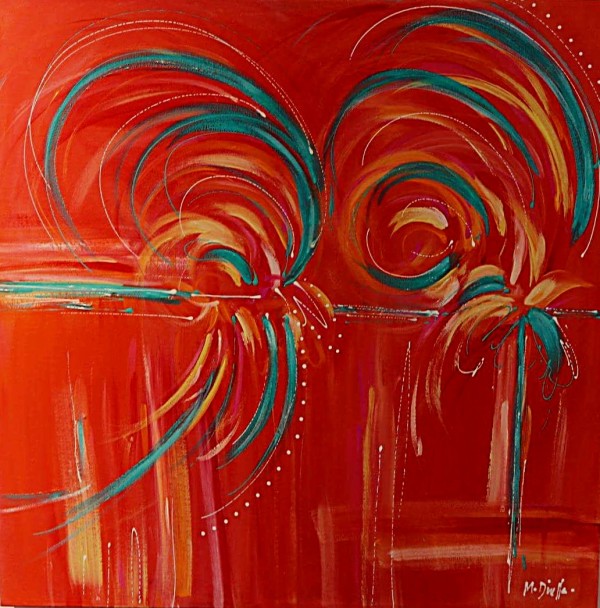 Neon Days by Michelle Dinelle Abstracts