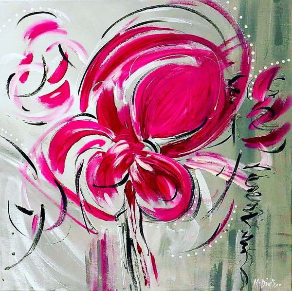 Playful Pink by Michelle Dinelle Abstracts