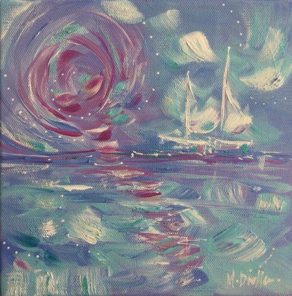 Sailing Away by Michelle Dinelle Abstracts
