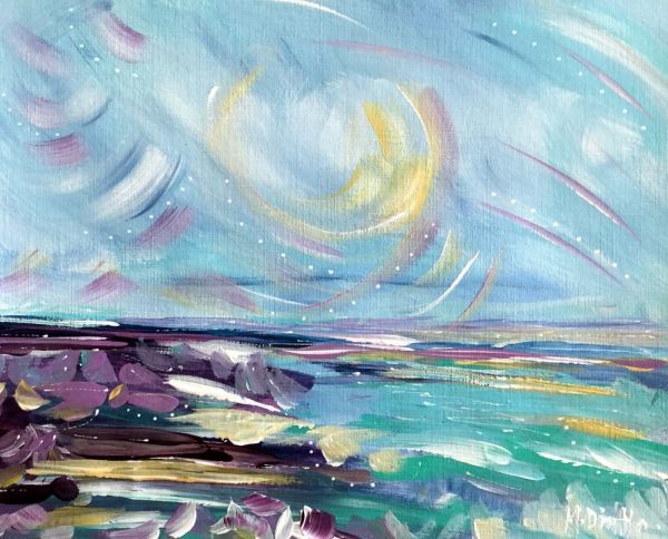 Splendor at the Shore by Michelle Dinelle Abstracts