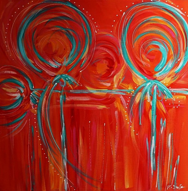 Summer's Dance by Michelle Dinelle Abstracts