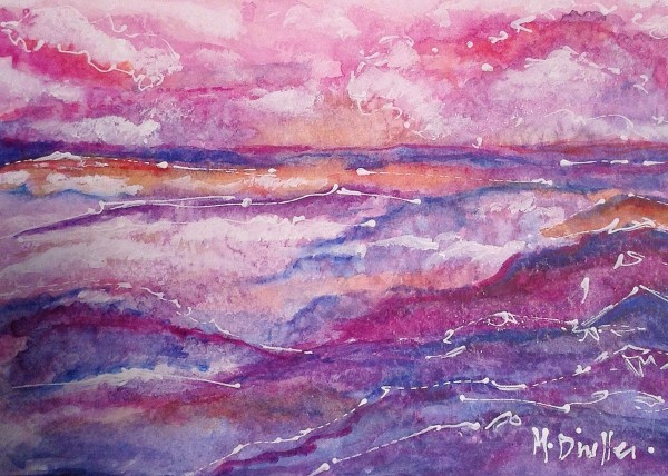 Watercolor No. 12 by Michelle Dinelle Abstracts