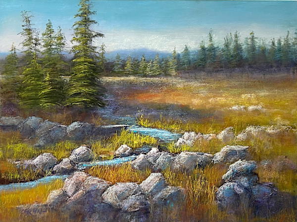 Alpine Meadow by Caryn Stromberg