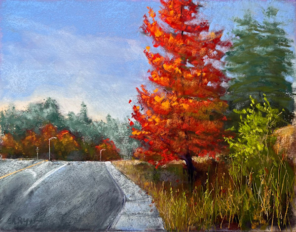Autumn Avenue by Caryn Stromberg