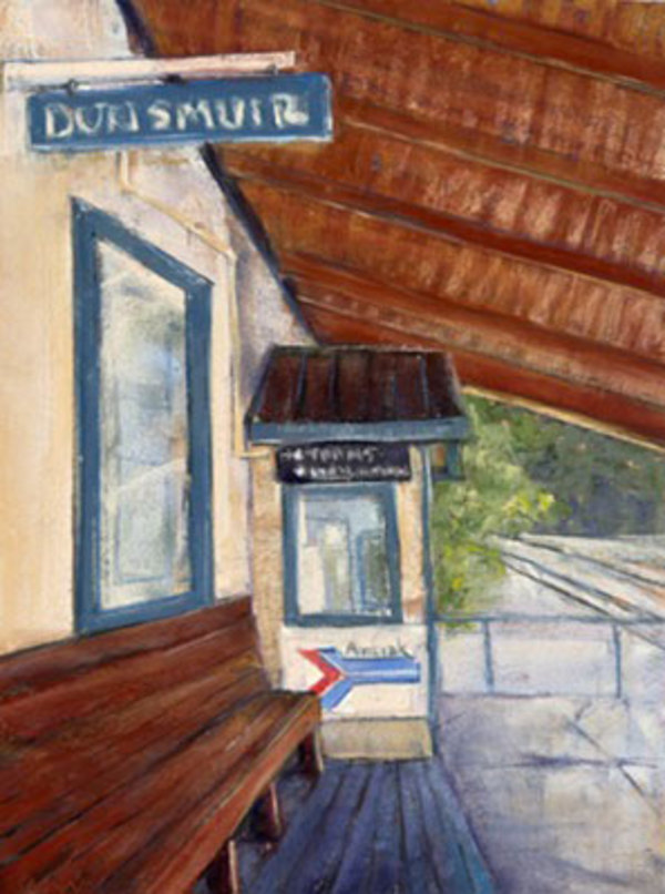 Dunsmuir Depot by Caryn Stromberg, Image 1.