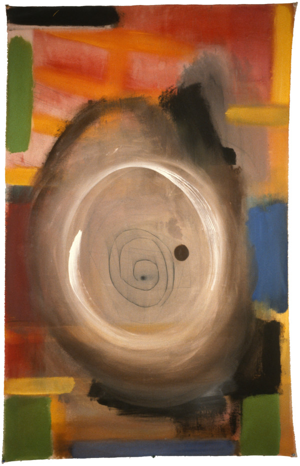 Center Spiral Brown Dot by Keisho Okayama