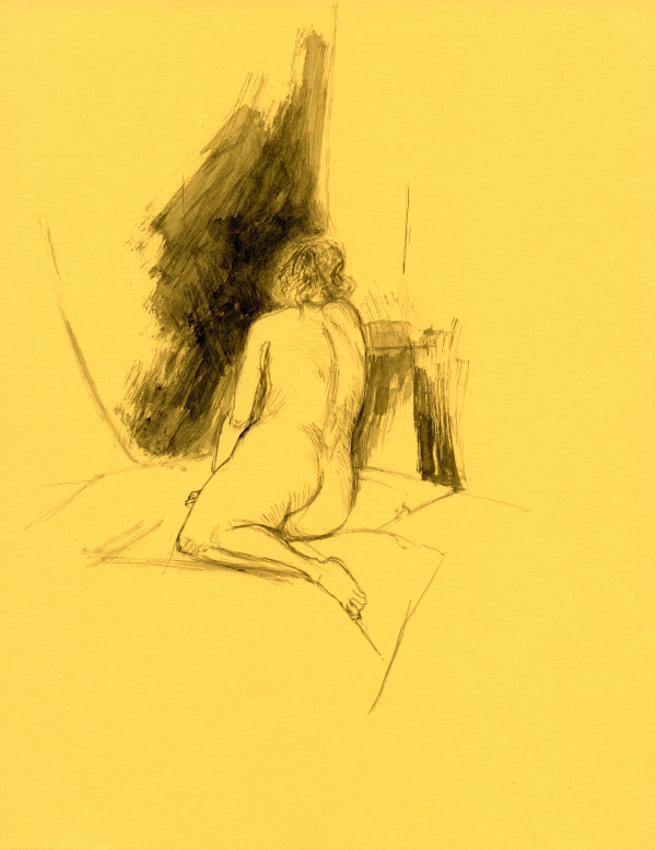 Nude Looking Back by Keisho Okayama