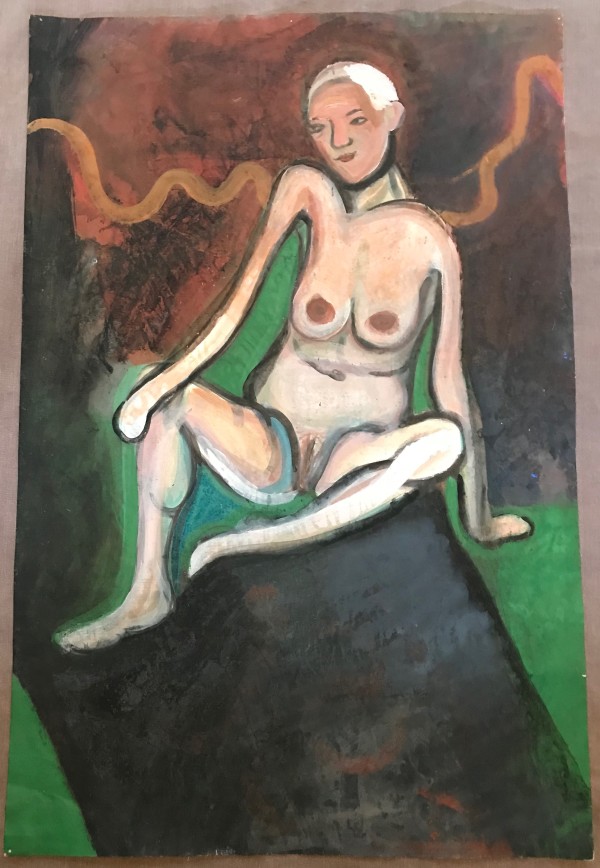 Seated Nude by Keisho Okayama
