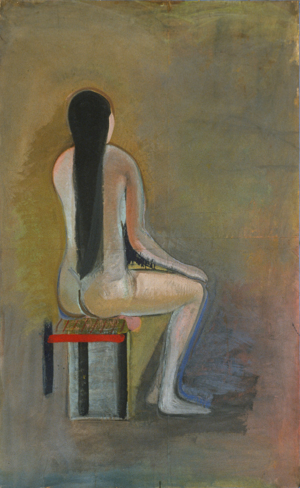Seated Woman by Keisho Okayama