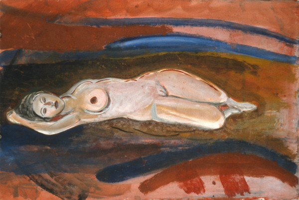 Sleeping Female Nude by Keisho Okayama