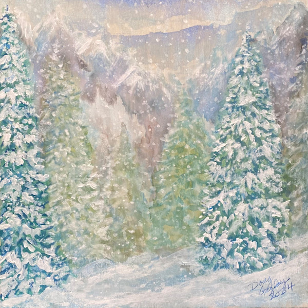 SNOWY TREES by Doug Gazlay