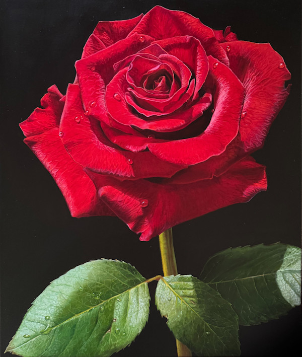 The Breath Between - Commission of rose for Svetlana by Anne-Marie Zanetti, Image 6.