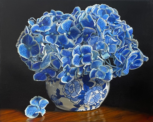 Azure Bouquet by Anne-Marie Zanetti