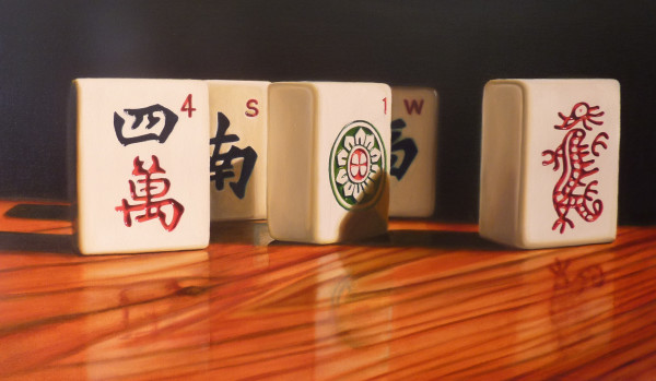 Mahjong Tiles 3 by Anne-Marie Zanetti