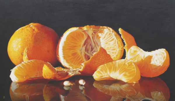 Mandarin peeled by Anne-Marie Zanetti