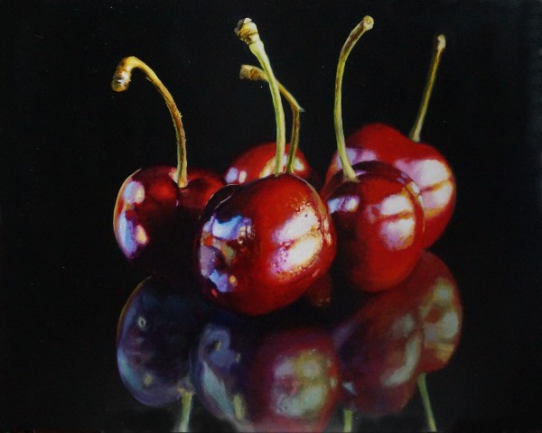 Cherries small by Anne-Marie Zanetti