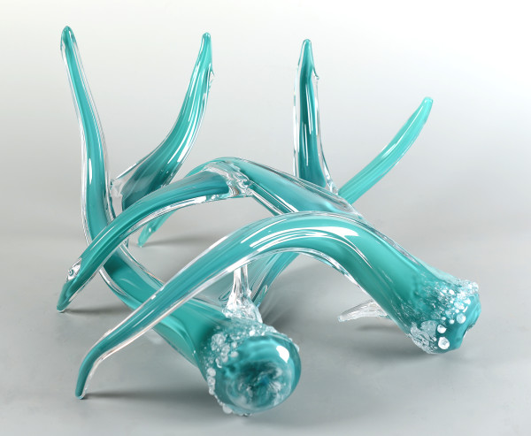 Antler Set-Opaque Turquoise
