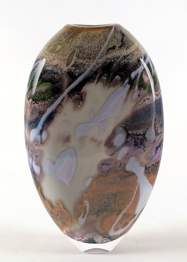 Canyon Walls Small Grey by North Rim Glass Jared & Nicole Davis, Image 1.