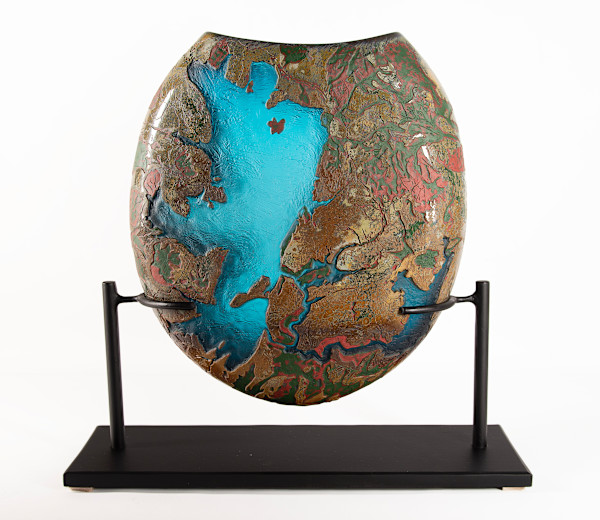 Riverway Series-Strawberry Reservoir Utah by North Rim Glass Jared & Nicole Davis