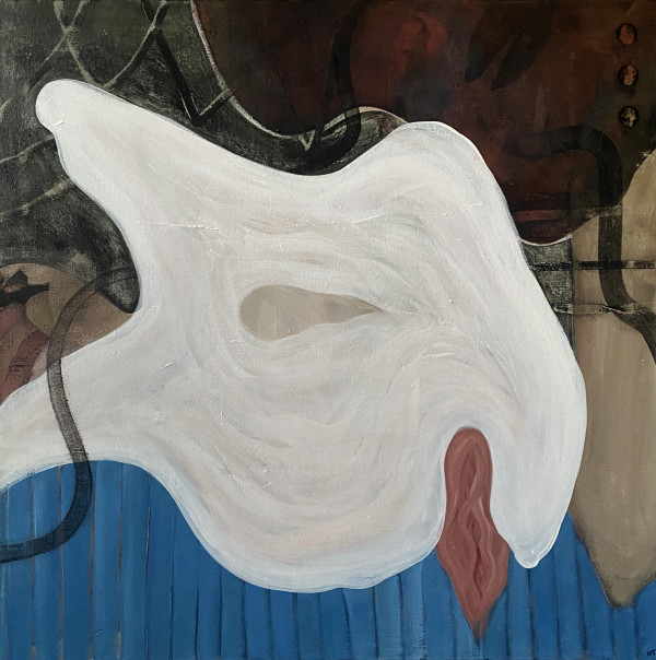 ABYSSAL PLAIN #1, 80 x 80 cm by Hannah Thomas, Image 1.