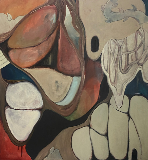 CATACOMBS - (180 x 160 cm) by Hannah Thomas