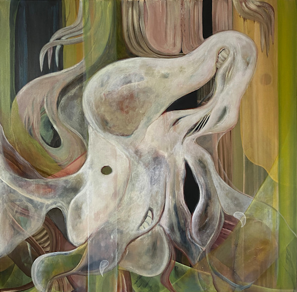 DELIRIUM (150 x 150 cm) by Hannah Thomas